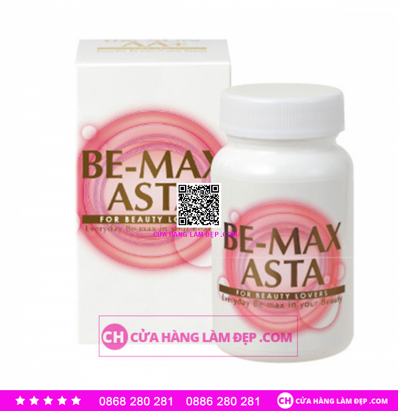 Viên Uống Mờ Nám, Trắng Da, giảm Mụn Be-Max Asta