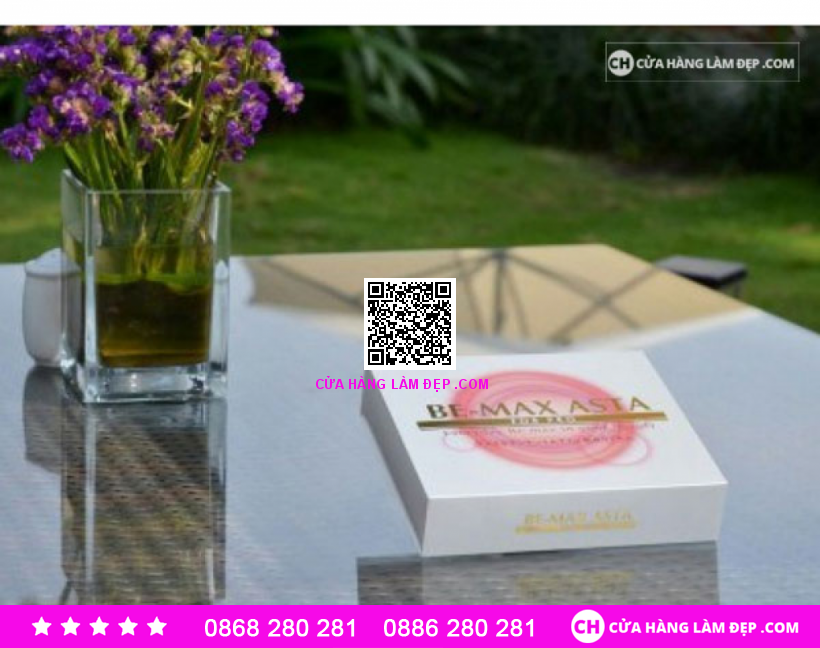Viên Uống Mờ Nám, Trắng Da, giảm Mụn Be-Max Asta