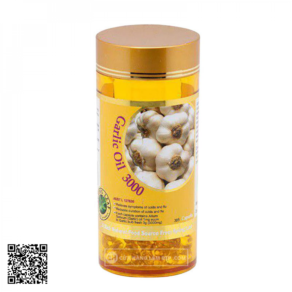 Viên Uống Tinh Dầu Tỏi Garlic Oil 3000mg Spring Leaf