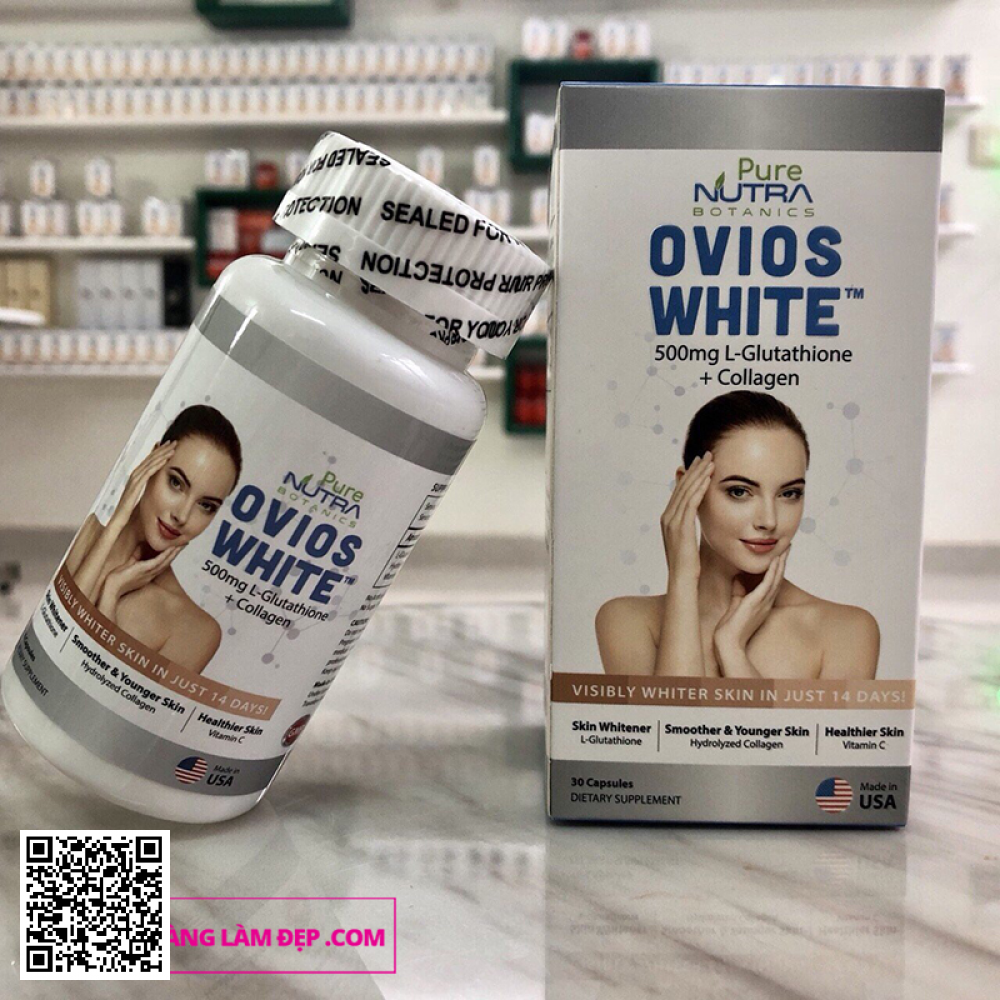 Viên Uống Trắng Da Cao Cấp Của Mỹ Nutra Botanics Ovios White (30 Viên)