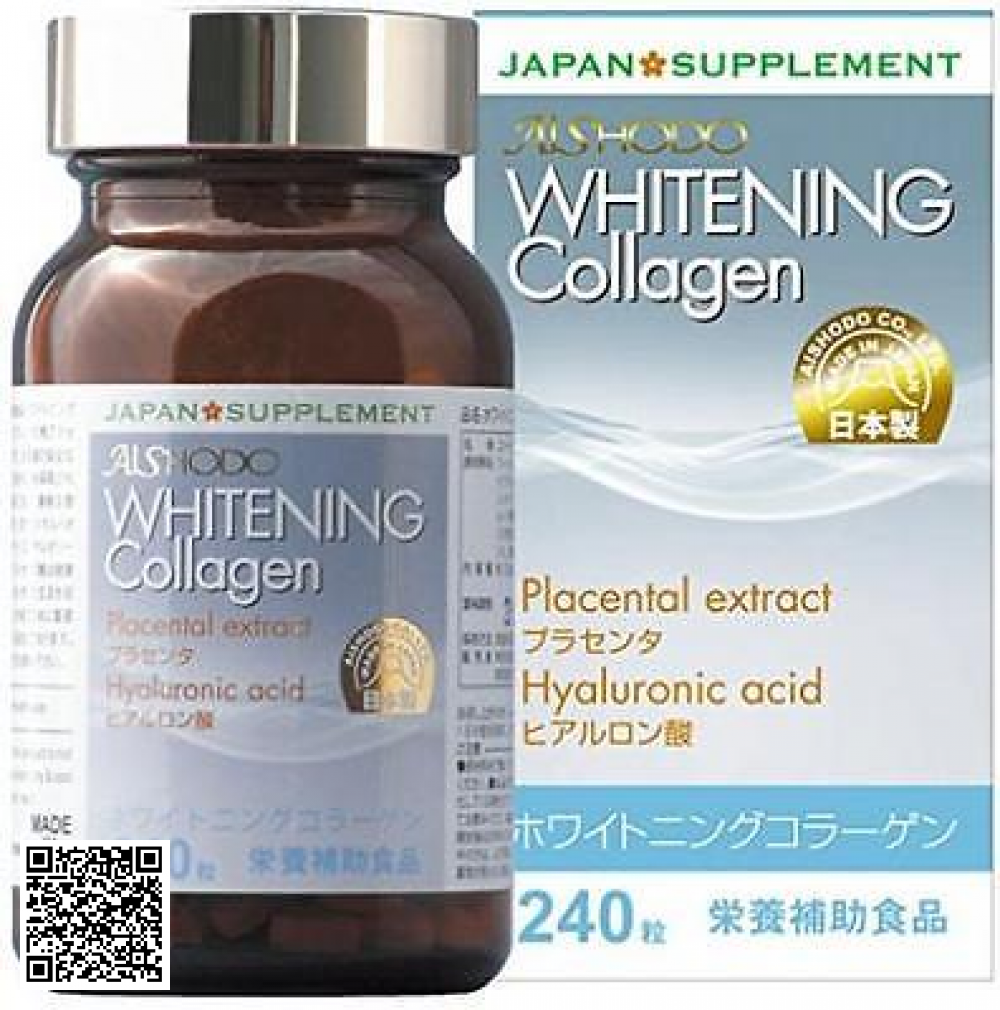 Viên Uống Trắng Da, Mờ Nám Whitening Collagen Aishodo Nhật Bản
