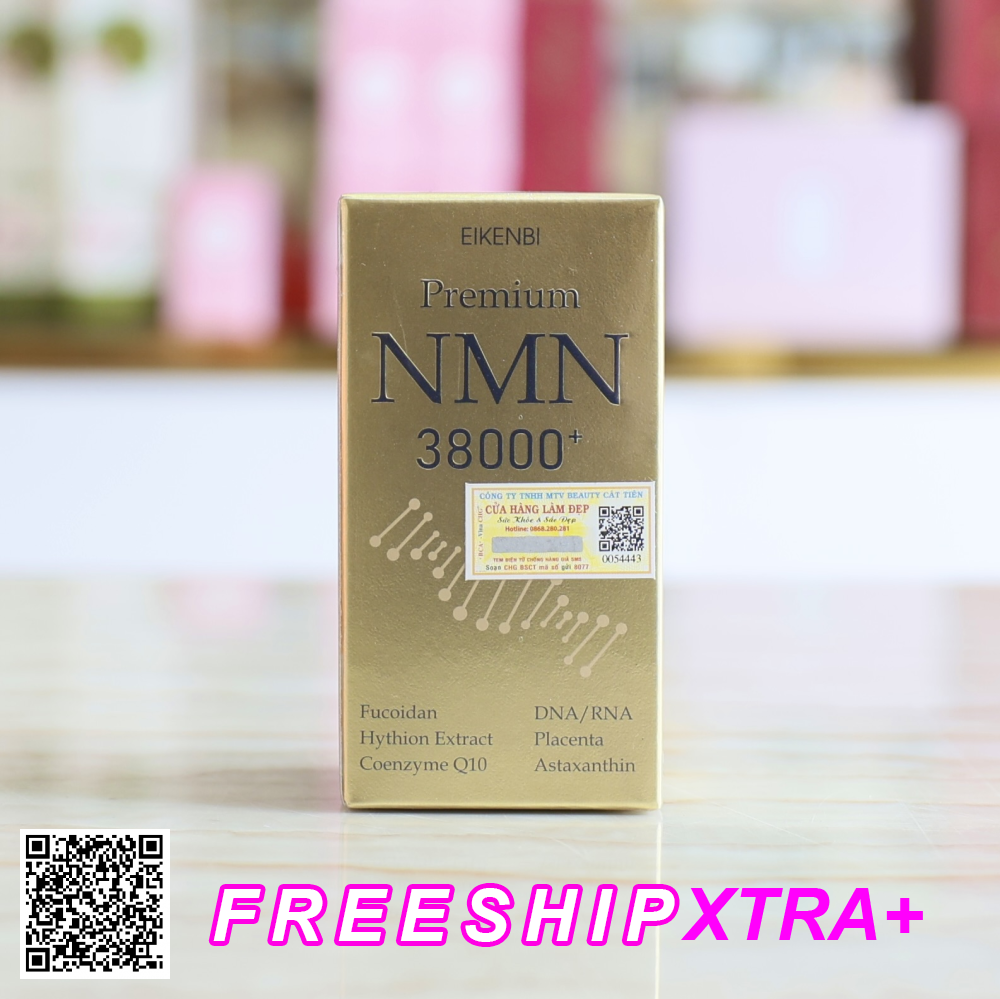 Viên Uống Trẻ Hoá Và Nâng Cao Sức Khoẻ Premium NMN 38000+ Eikenbi Từ Nhật Bản 90 Viên