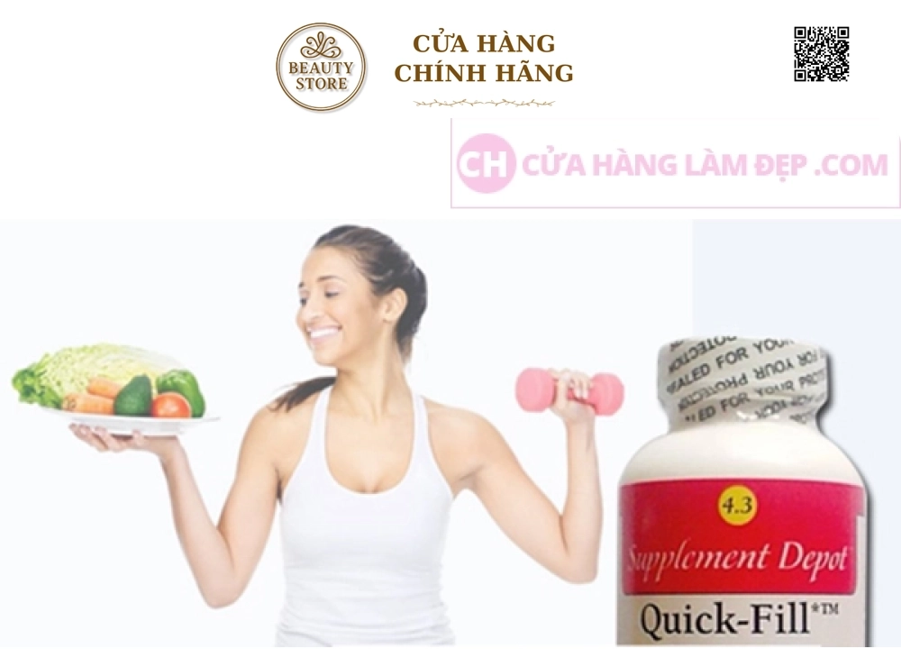 Viên Uống Hỗ Trợ Giảm Cân Quick Fill của Mỹ