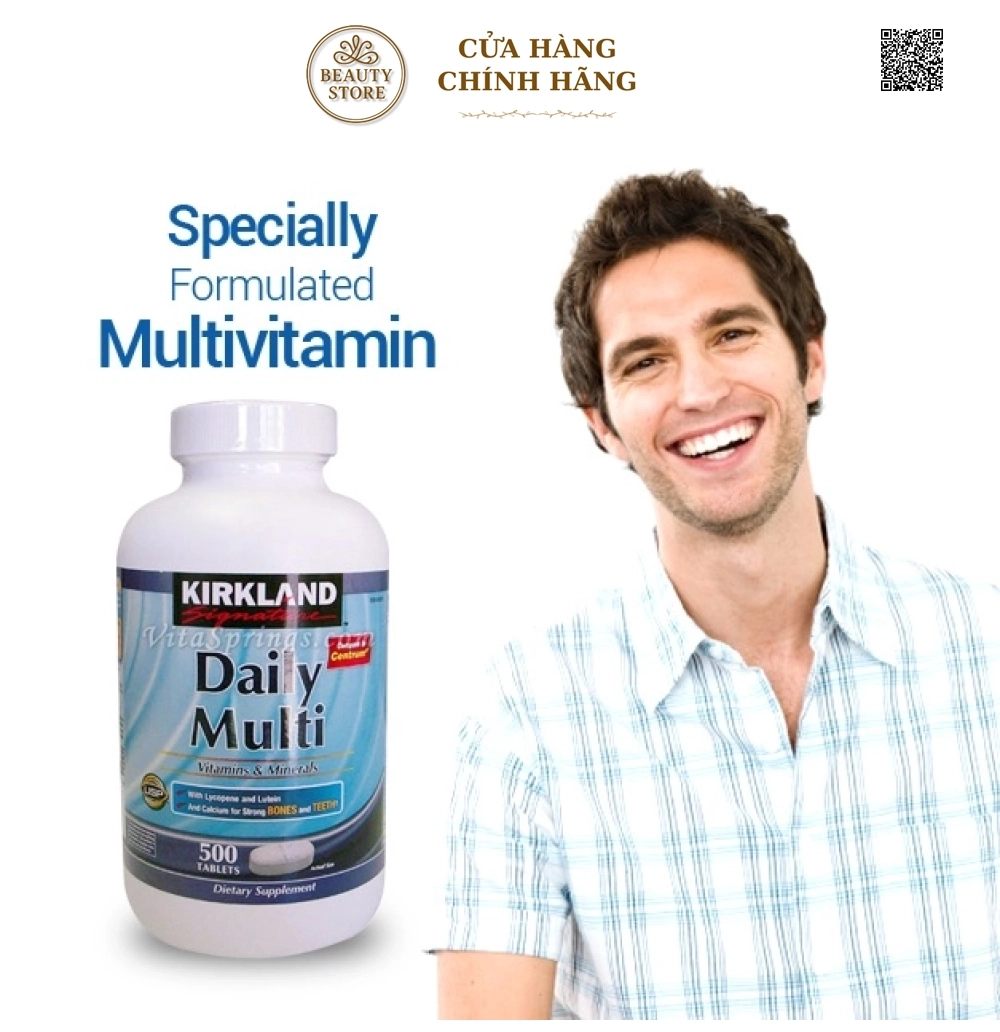Viên Vitamin Tổng Hợp Daily Multi Kirkland (500 Viên)