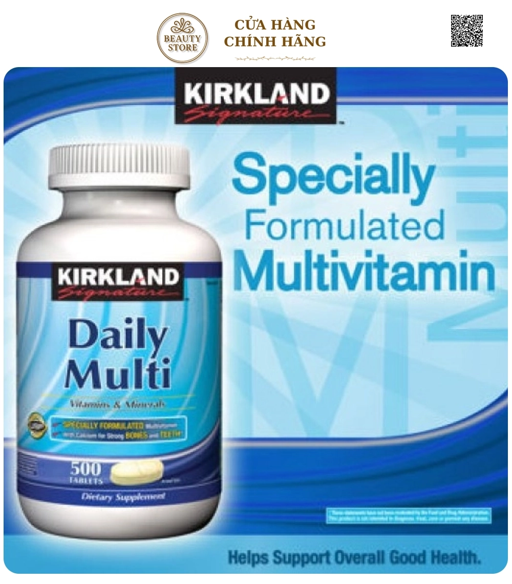 Viên Vitamin Tổng Hợp Daily Multi Kirkland (500 Viên)