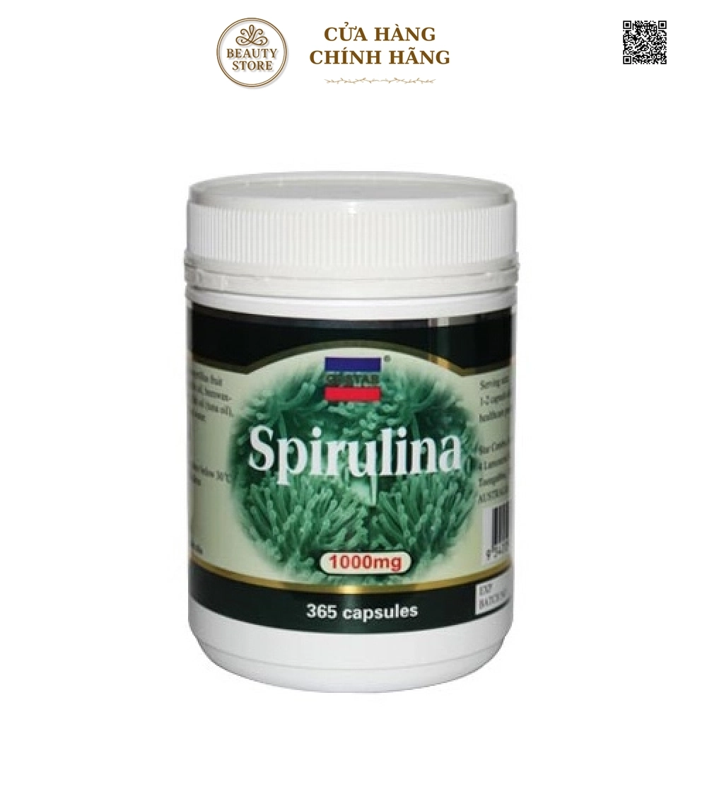 Tảo Biển Spirulina Costar Úc (1000mg X 365 Viên)