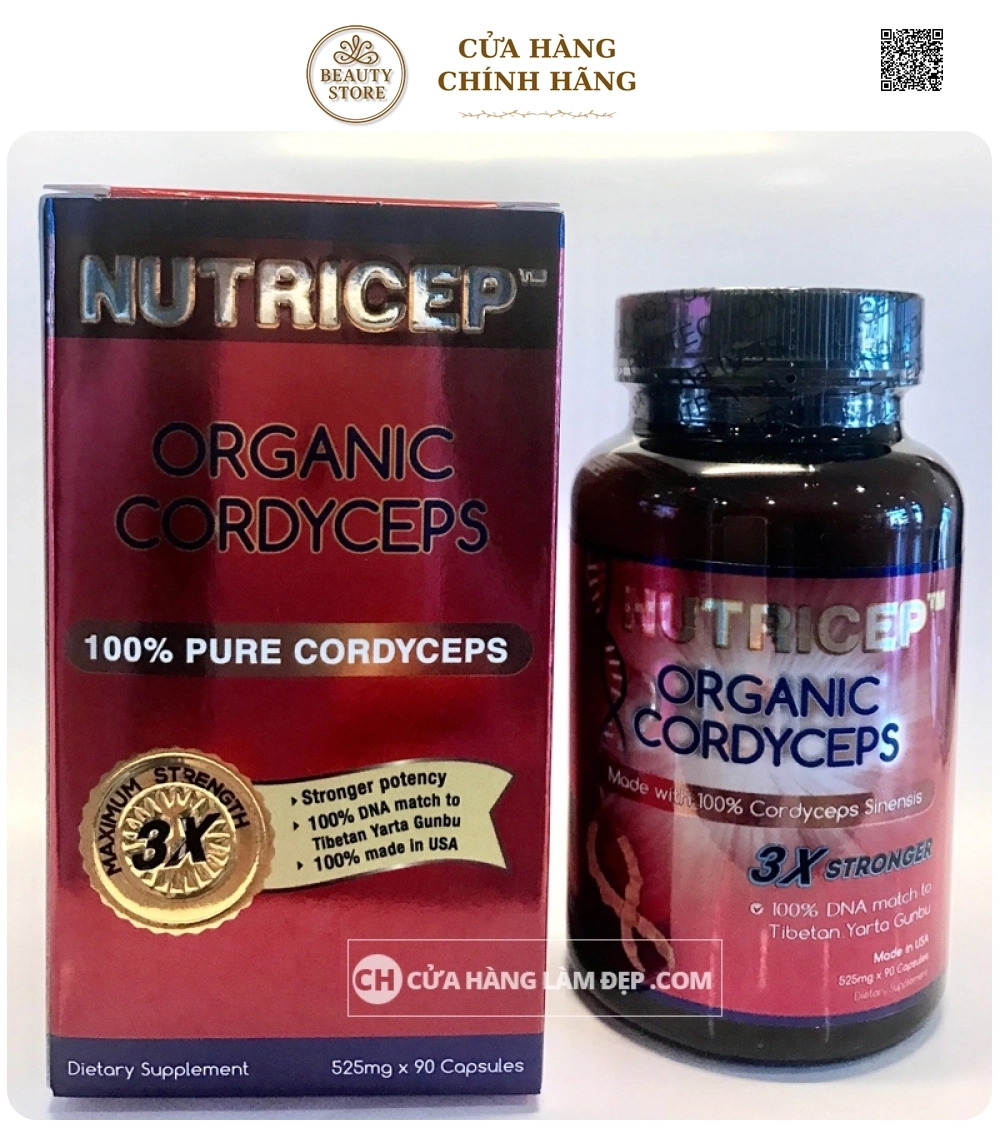 Đông Trùng Hạ Thảo Nutricep Organic Cordyceps - Kỳ Duyên House