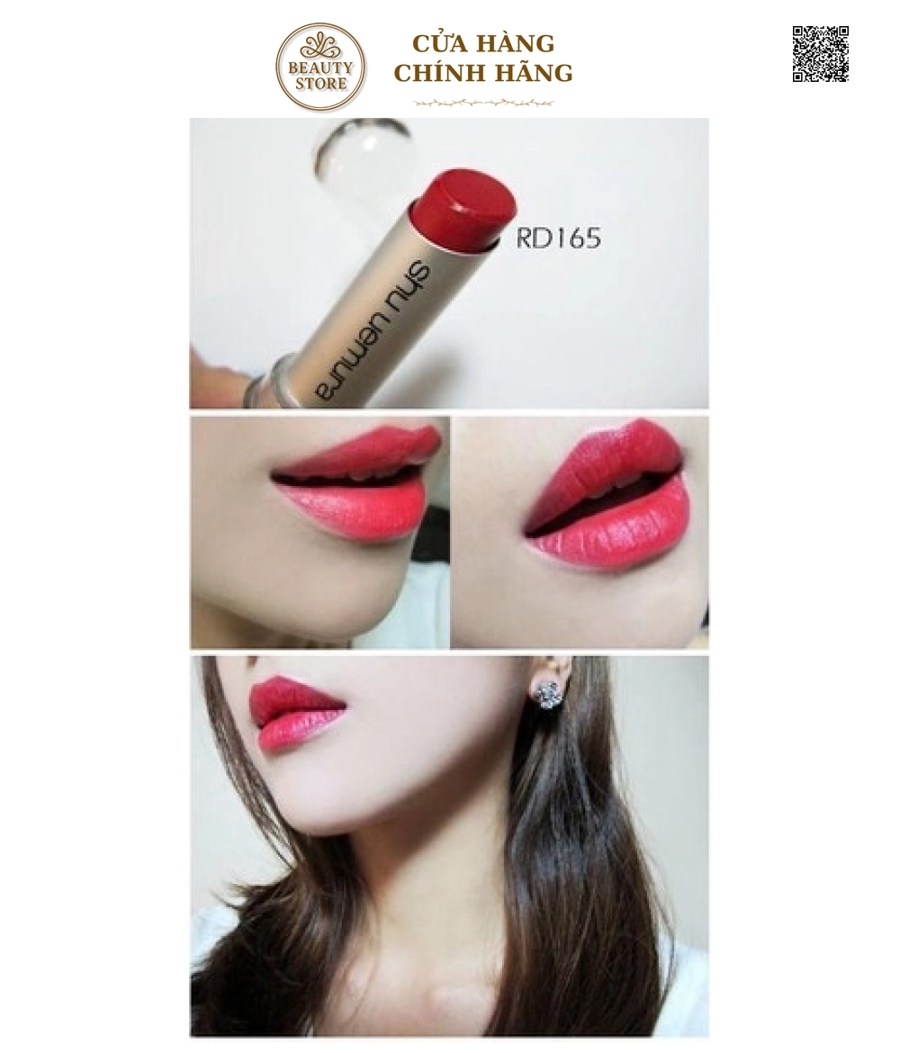 Son Lì Shu Uemura Rouge Unlimited Supreme Matte Lipstick (3.4g)