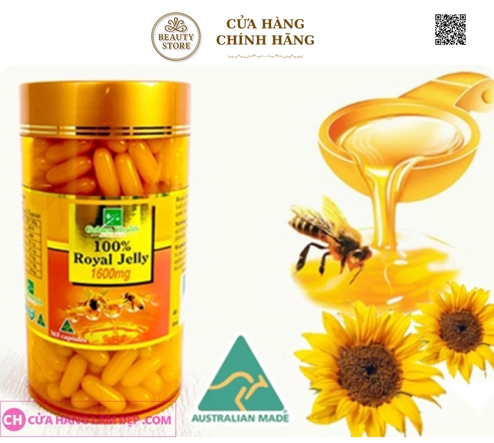 Sữa Ong Chúa Golden Health (1600mg x 100 Viên)