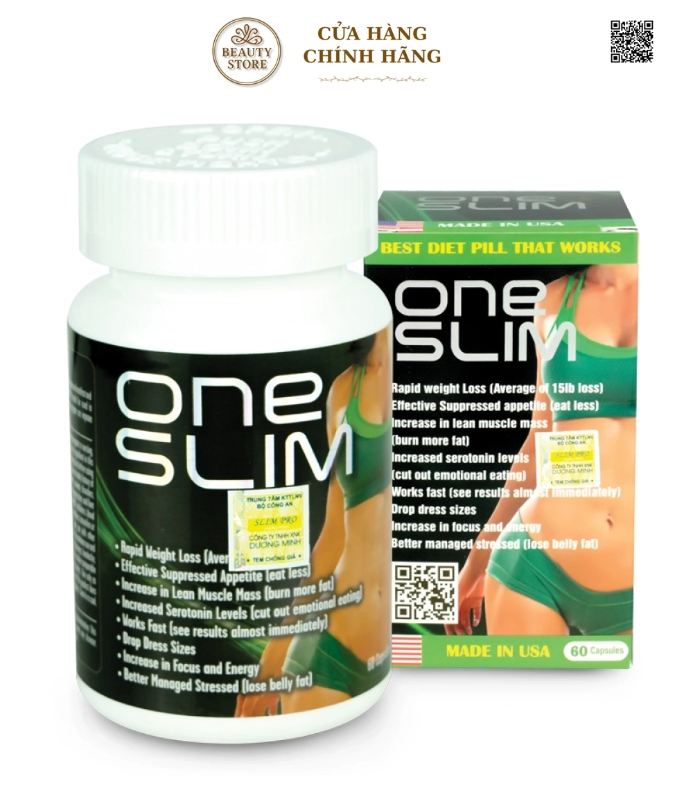 Viên Uống Giảm Cân One Slim 60 viên của Mỹ