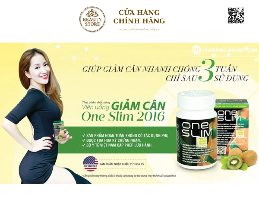 Viên Uống Giảm Cân One Slim 60 viên của Mỹ