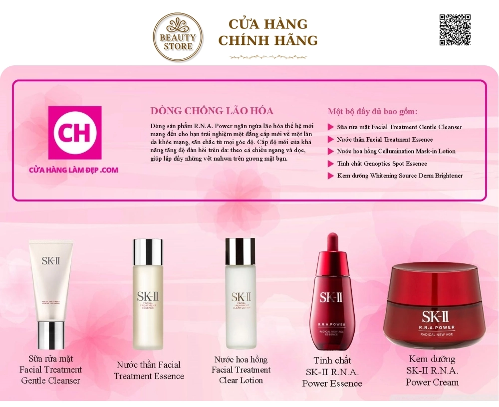 Rẻ Hơn Khi Mua Nguyên Bộ Sản Phẩm Dưỡng Ẩm Chống Lão Hóa Da SK-II