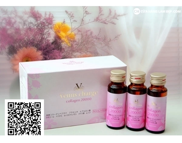 Nước Uống Venus Charge Collagen 20000 mg Nhật Bản