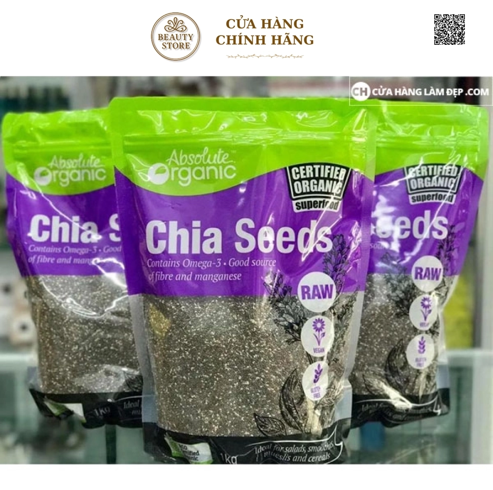 Hạt Chia Seeds High In Omega 3 Absolute Organic 1kg
