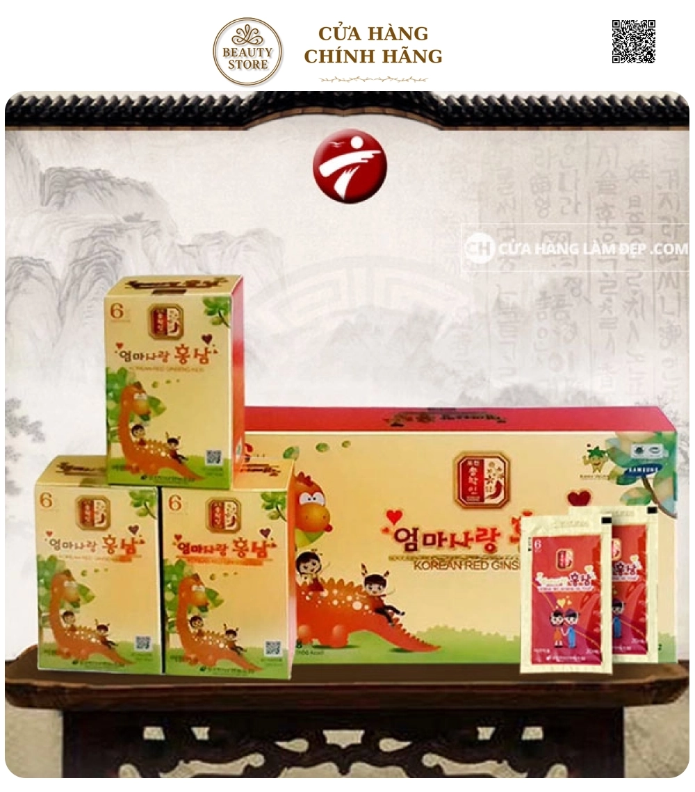 Nước Hồng Sâm Trẻ Em Pocheon Korea Red Ginseng Kids (20ml X 30 Gói)
