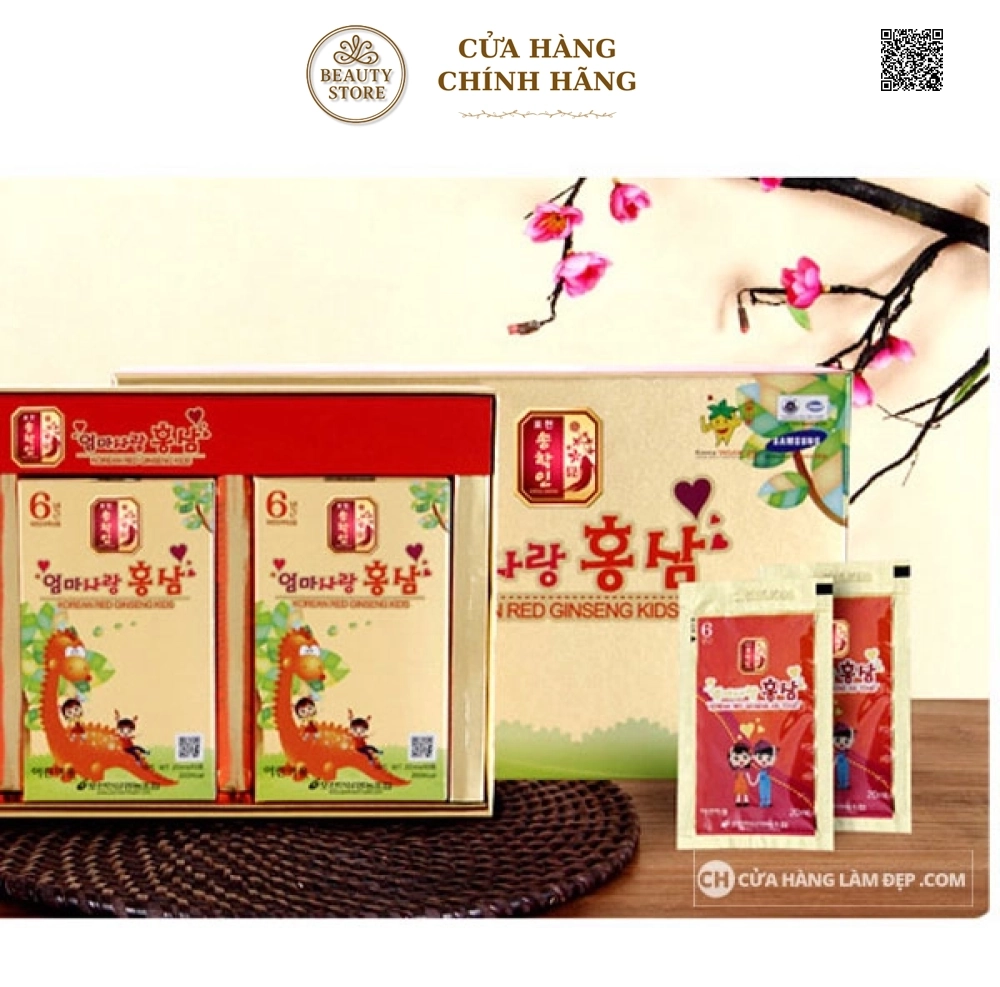 Nước Hồng Sâm Trẻ Em Pocheon Korea Red Ginseng Kids (20ml X 30 Gói)