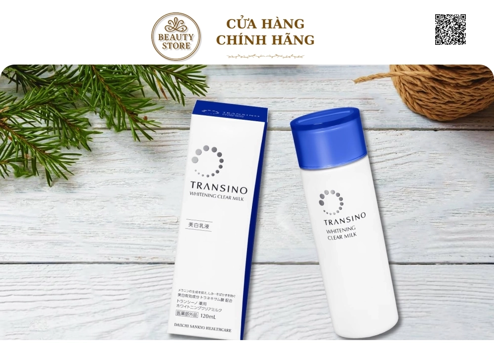 Sữa dưỡng trắng da Mờ Nám Transino Whitening Clear Milk 120ml