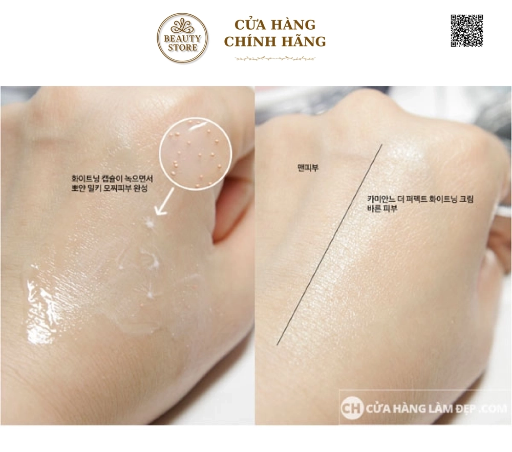 Kem Dưỡng Trắng, Mờ Thâm Nám, Trẻ Hóa Làn Da Camiane The Perfect Whitening Cream Plus