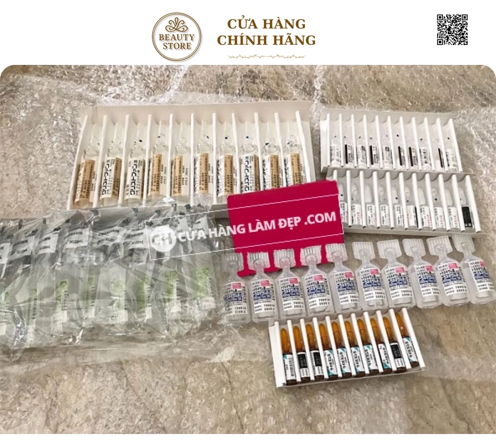 Set Truyền Trắng Da Platinum Whitening Skin Nhật Bản