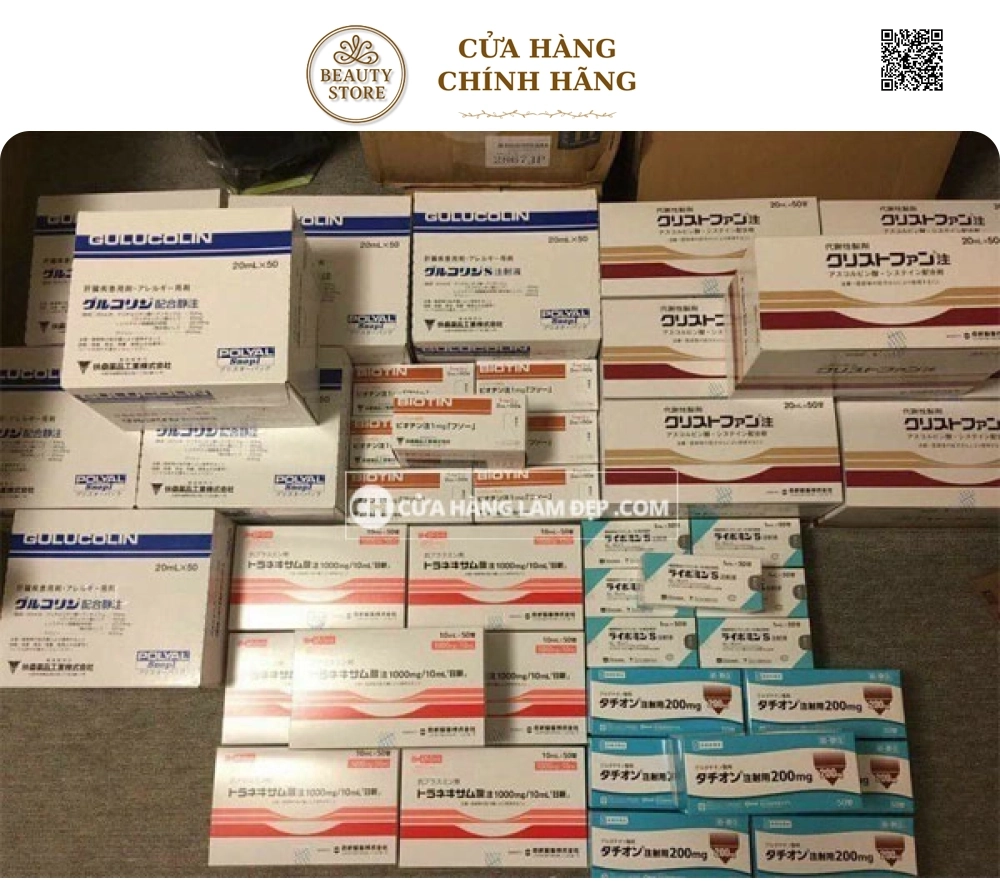 Set Truyền Trắng Da Platinum Whitening Skin Nhật Bản