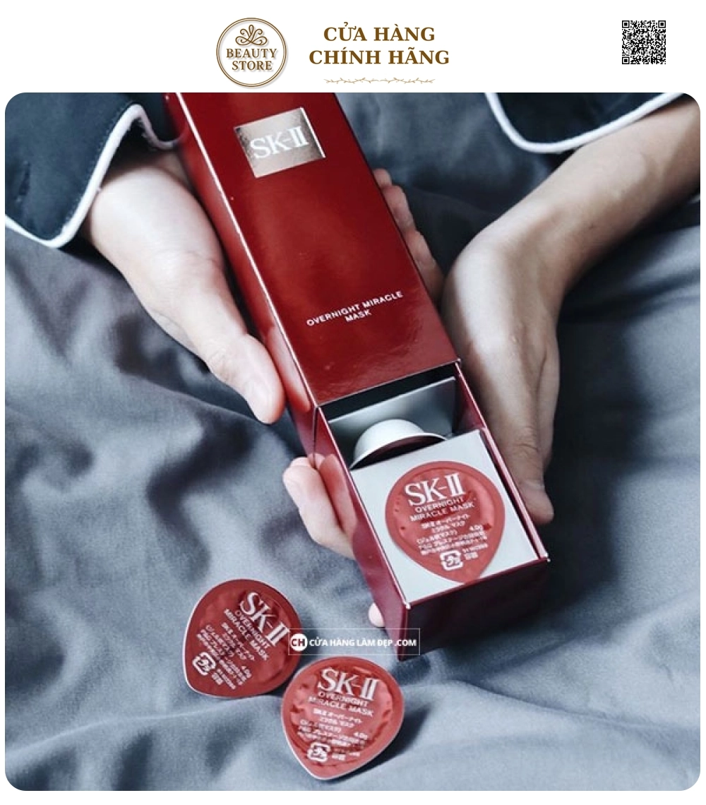 Mặt Nạ Ngủ Cao Cấp SK-II Overnight Miracle Mask (6 Hũ/hộp)