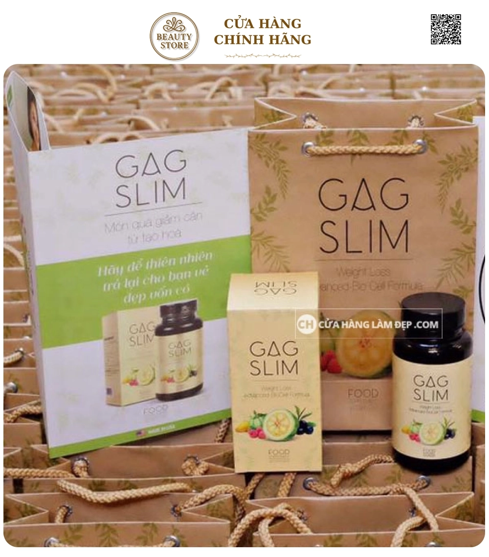 Viên Uống Giảm Cân Tối Ưu - Gag Slim mẫu mới 2019 Của Mỹ