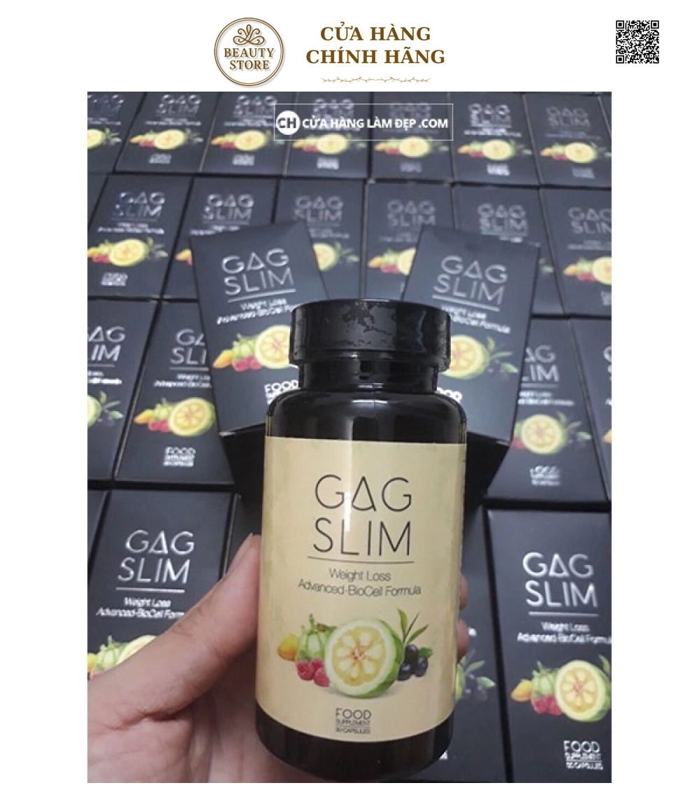 Viên Uống Giảm Cân Tối Ưu - Gag Slim mẫu mới 2019 Của Mỹ