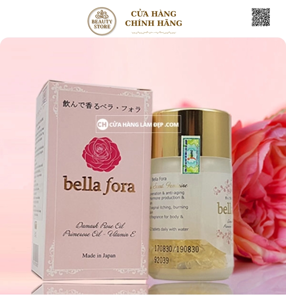 Viên Uống Thơm Toàn Thân Tinh Chất Hoa Hồng Bella Fora (35 viên)