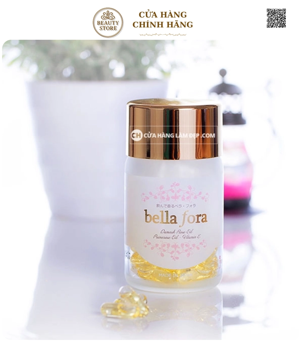 Viên Uống Thơm Toàn Thân Tinh Chất Hoa Hồng Bella Fora (35 viên)