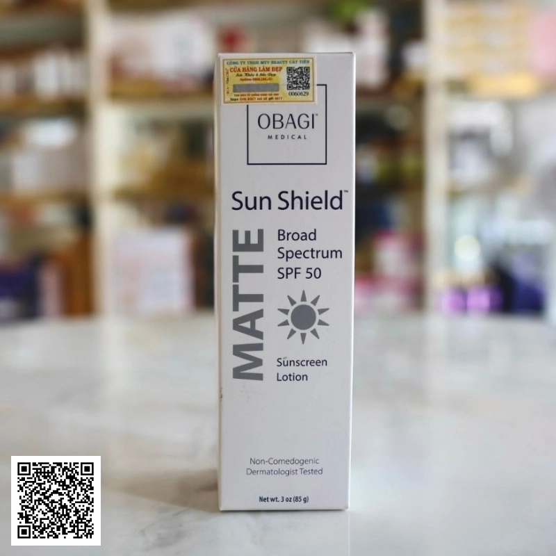 Kem chống nắng Obagi Sun Shield Matte Broad Spectrum SPF 50 Mỹ 85gr