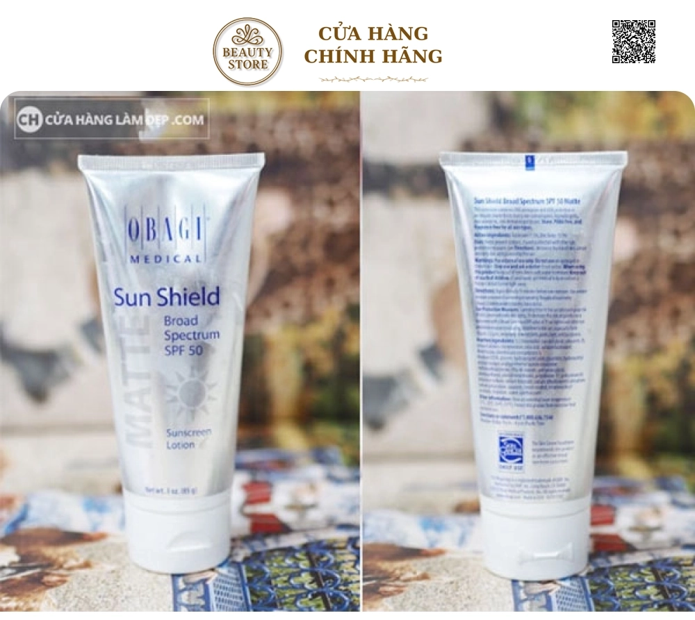 Kem chống nắng Obagi Sun Shield Matte Broad Spectrum SPF 50
