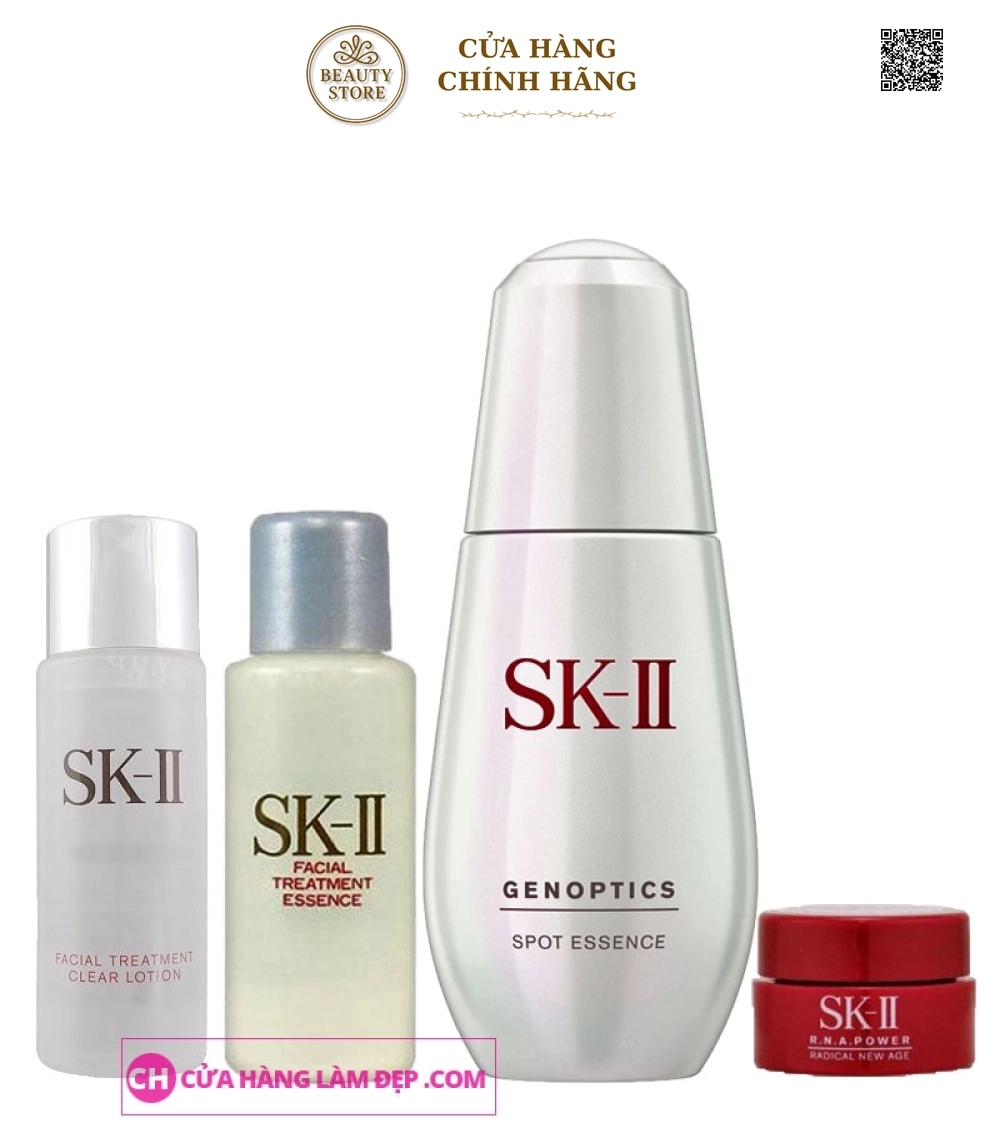 Set Serum Mờ Thâm Nám, Tàn Nhang SK-II GenOptics Spot Essence Trial Kit