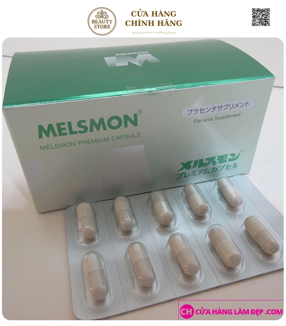 Viên Tinh Chất Tế Bào Nhau Thai Melsmon Premium Capsule