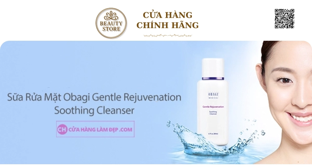 Sữa Rửa Mặt Obagi Gentle Rejuvenation Soothing Cleanser