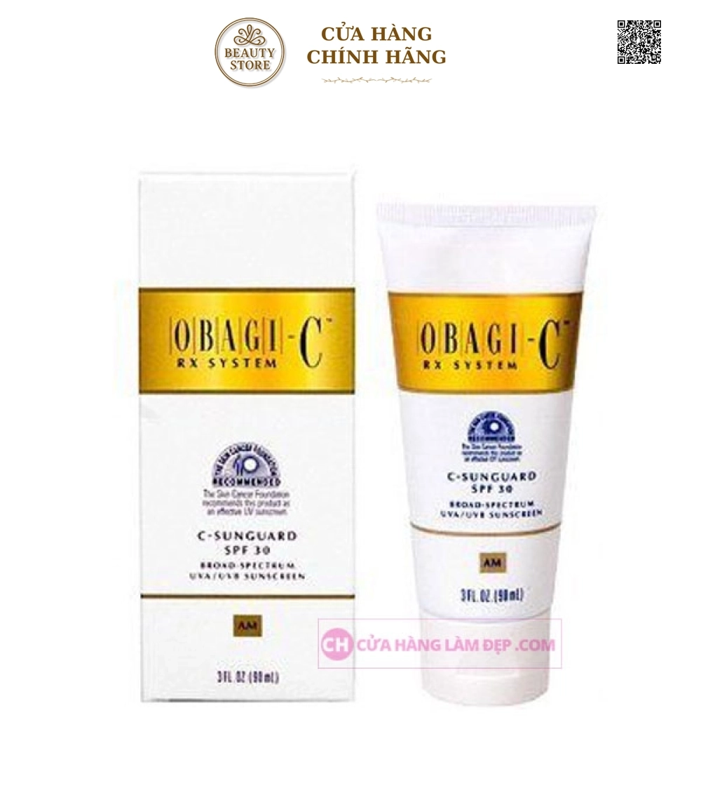 Kem Chống Nắng, Trẻ Hóa Da Obagi CRX C-Sunguard SPF30