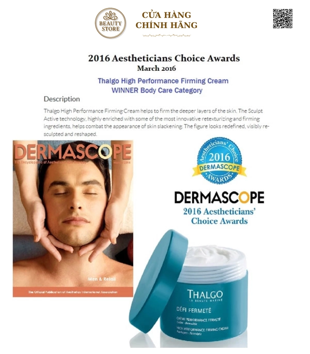 Kem Đốt Cháy Mỡ Thừa Thalgo High Performance Firming Cream