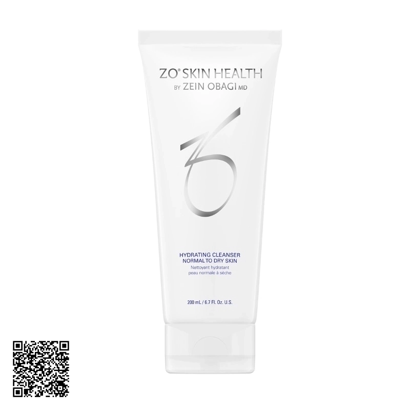 ZO Skin Health Hydrating Cleanser - Sữa Rửa Mặt Cho Da Khô, Da Nhạy Cảm