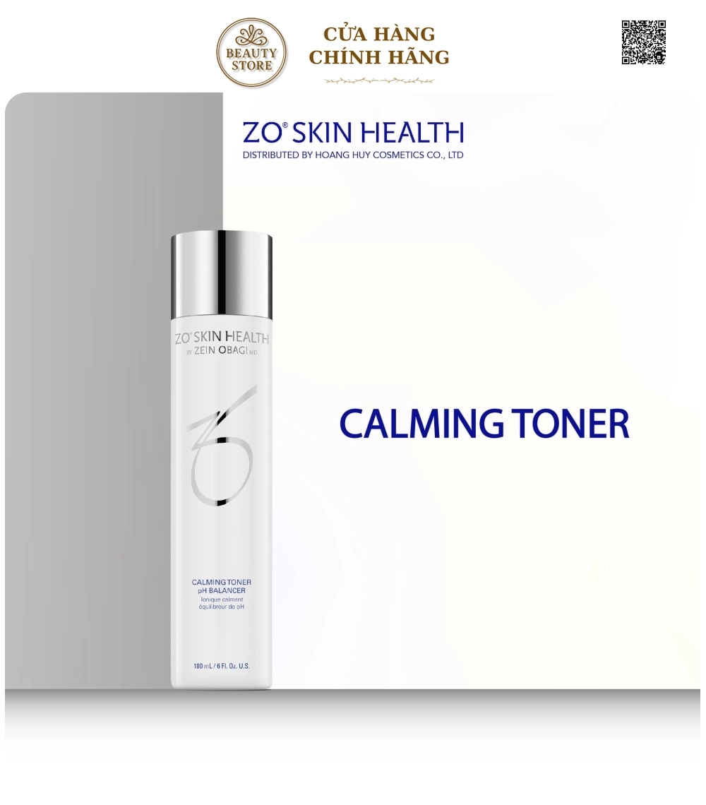 Nước hoa hồng ZO Skin Health Calming Toner pH Balancer 180ml
