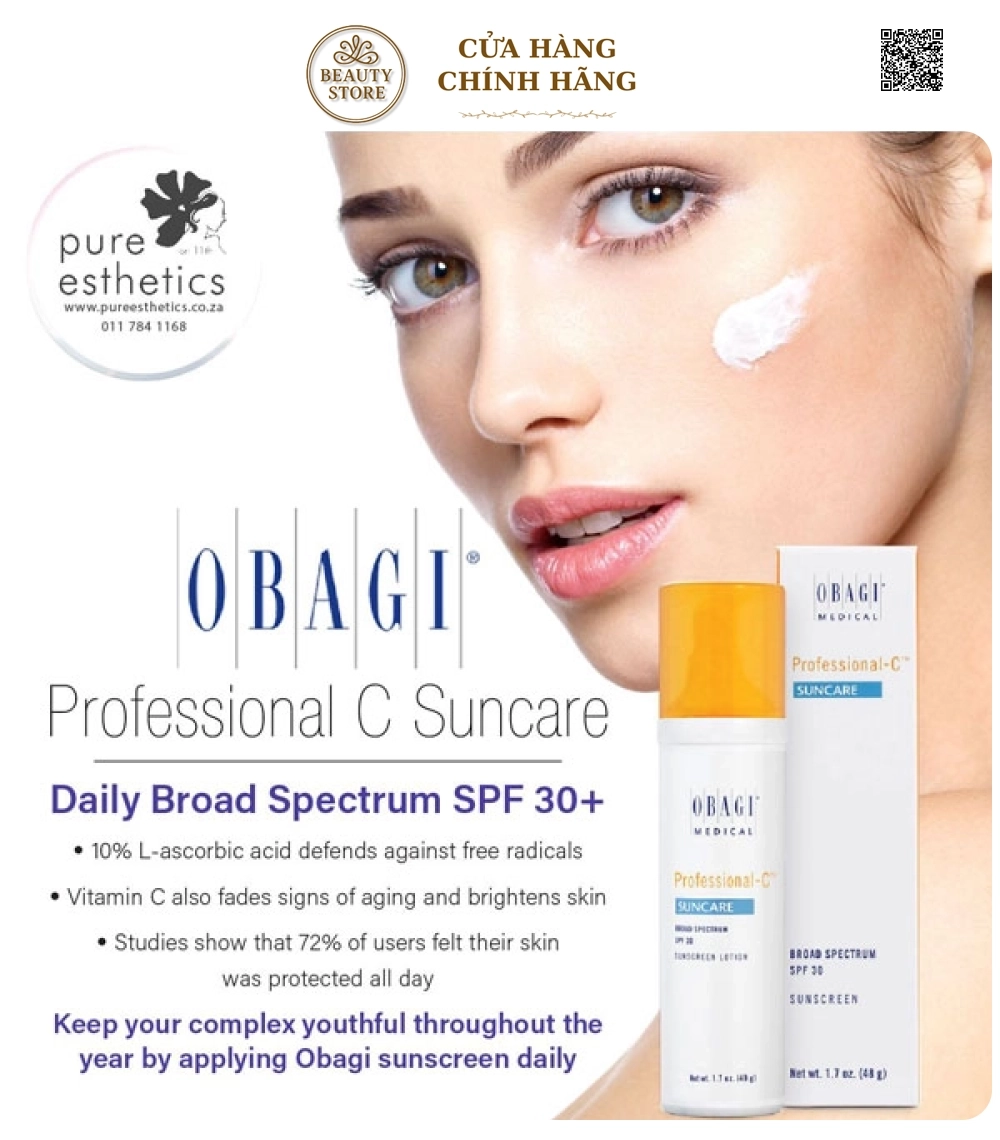 Kem Chống Nắng Obagi Professional C Suncare Board Spectrum SPF 30
