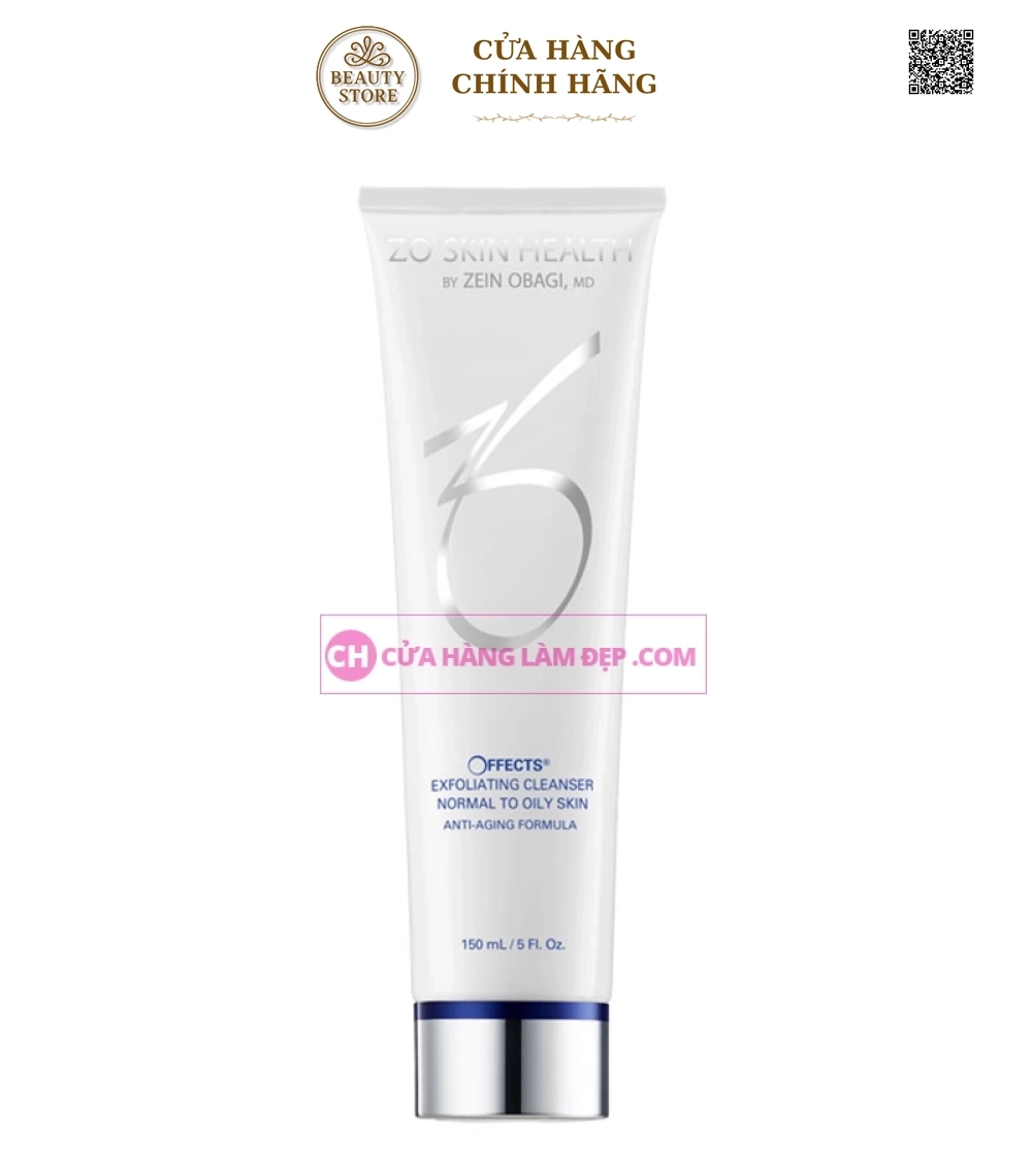 Sữa rửa mặt cho da nhờn ZO® Skin Health Offects Exfoliating Cleanser Normal to Oily Skin 150ml
