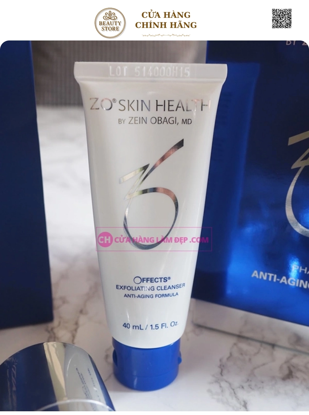 Sữa rửa mặt cho da nhờn ZO® Skin Health Offects Exfoliating Cleanser Normal to Oily Skin 150ml