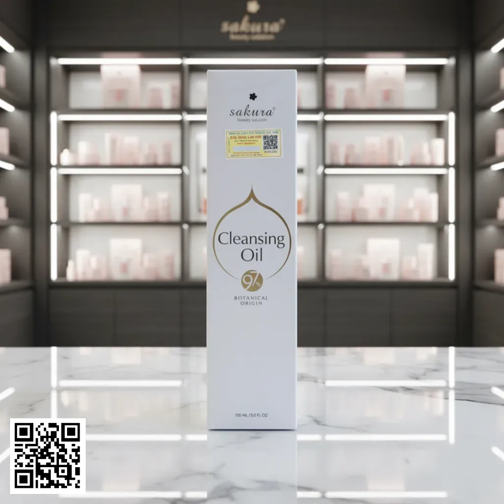 Dầu Tẩy Trang Sakura Cleansing Oil Từ Nhật Bản 150ml