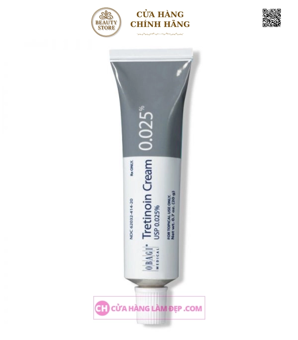 Kem Giảm Mụn, Lão Hoá Da Obagi T.R.E Cream USP 0,025%