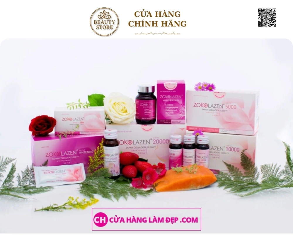 ZOKOLAZEN 20000MG COLLAGEN DẠNG NƯỚC TỪ NHẬT BẢN