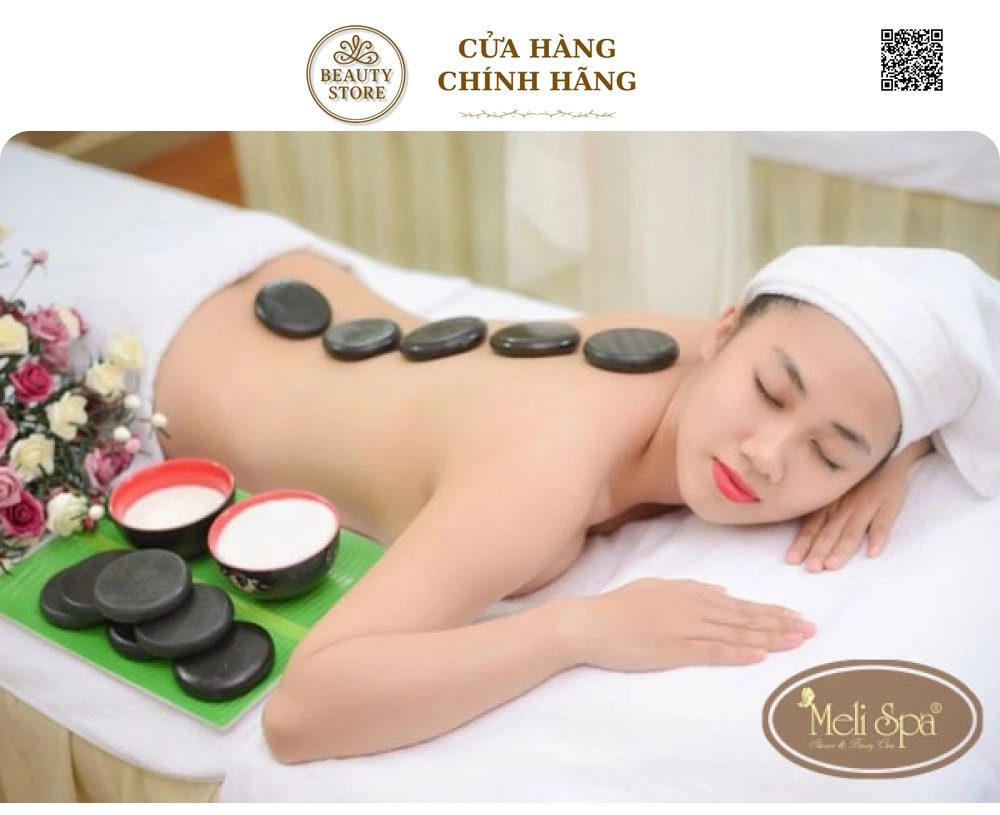 Massage Đá Nóng Bazan - 90 Phút tại Meli Spa