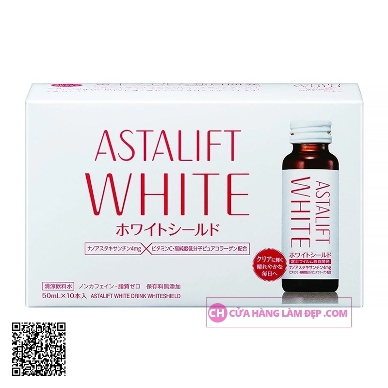Nước Uống Collagen Trắng Da Astalift Drink WhiteShield Nhật Bản Liệu Trình 10 Ngày