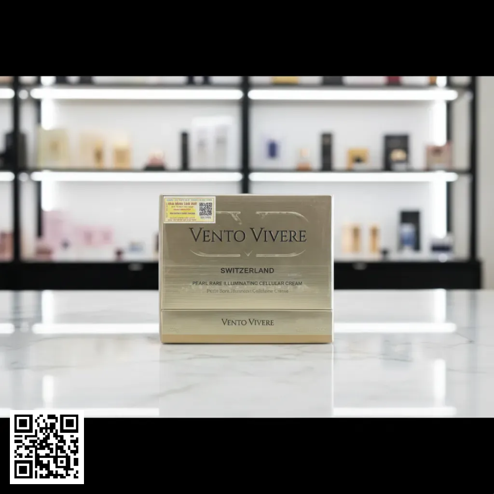 Kem Pearl Rare Vento Vivere Dưỡng Da Mờ Nám Cao Cấp 30g Thụy Sỹ