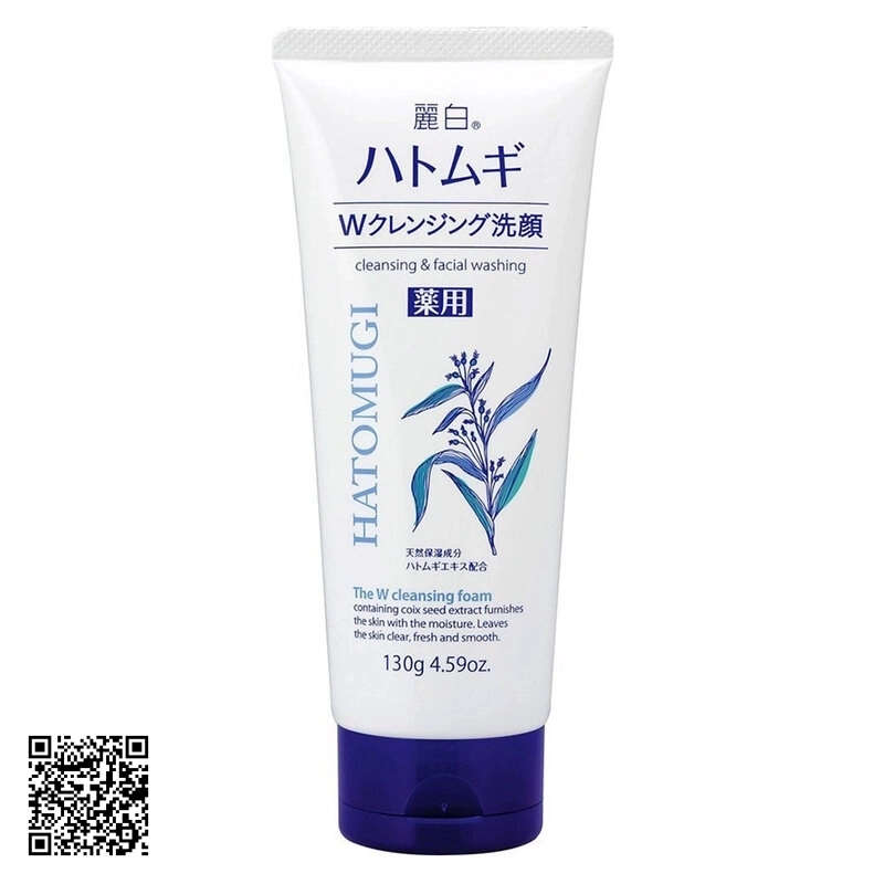 Sữa rửa mặt ý dĩ Hatomugi Naturie Nhật Bản