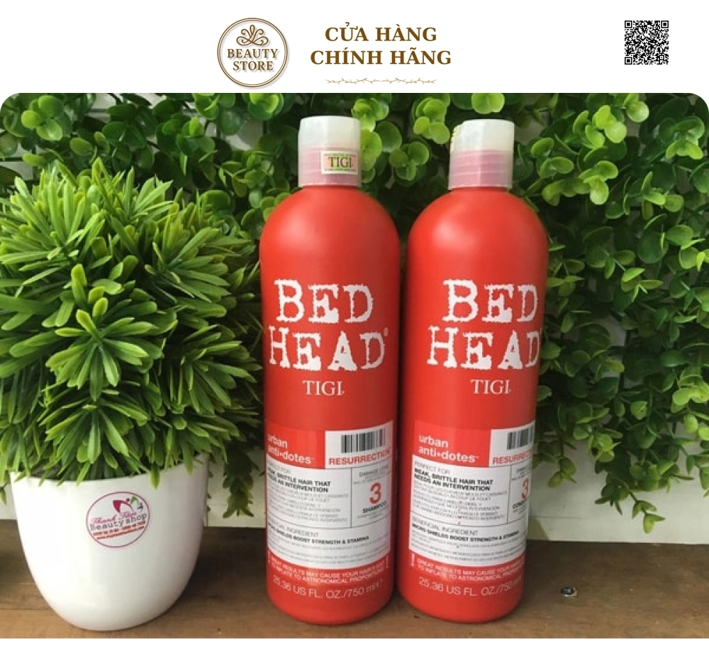 Dầu Gội Xã Tigi 3 Bed Head Urban Antidotes Resurrection 750ml