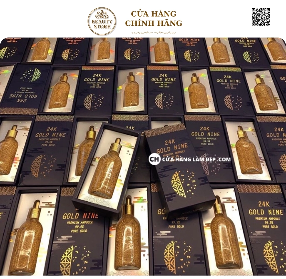 Serum vàng 24K Gold Nine Premium Ampoule 100ml Hàn Quốc